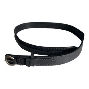 Duluth Trading Co. Double-Layer Reinforced Black Leather Belt Size 42 USA